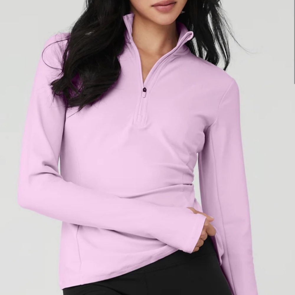 ALO ALOSOFT 1/2 ZIP RAPID PULLOVER